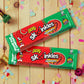 Lucas Salsagheti Watermelon Flavored Sweet & Hot Candy Strips and Tamarind Flavored Sauce, King Size 2.4 oz - 6 Pieces Pack for