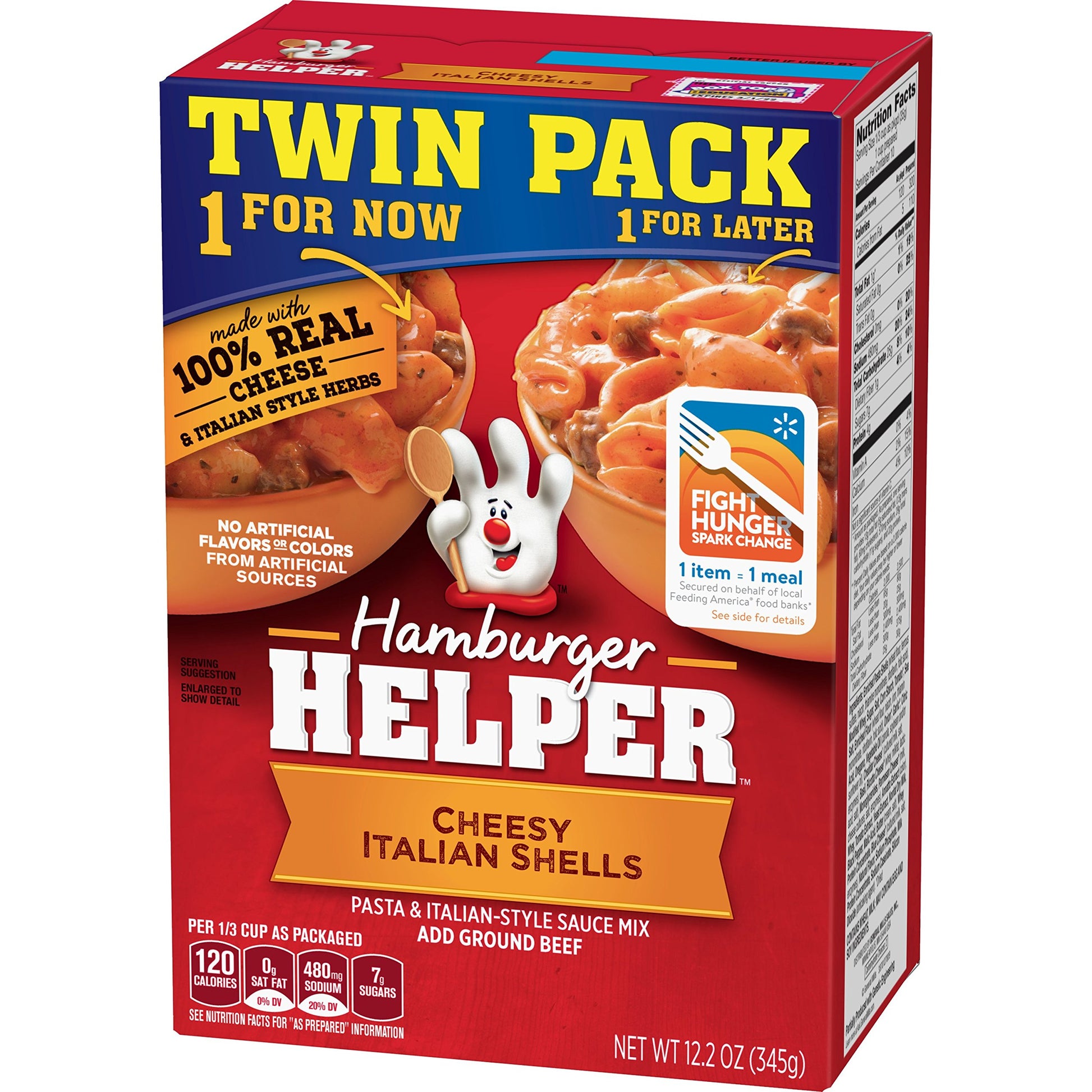 Hamburger Helper Cheesy Italian Shells, 12.2 oz