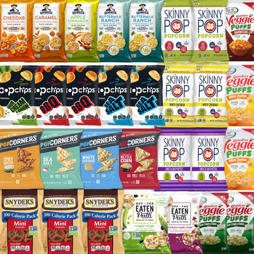 Healthy Snacks Variety Pack (30 Items) Bulk Assortment Of Healthy Chips, Popcorn & Crisps
