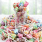 The Hampton Popcorn Company DUM DUMS Lollipops, Assorted Flavors, 1 lb Bag, Gluten Free, Individually Wrapped, 60 Pieces Approx.