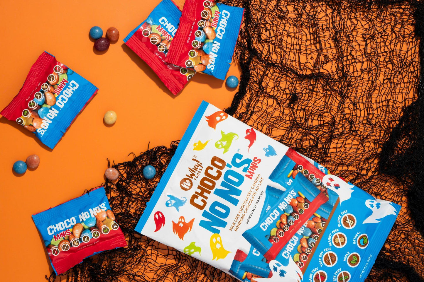 Choco No No s Minis (2 Pack) | Allergy Friendly, Vegan Chocolate Halloween Candy | Dairy Free, Nut Free, Peanut Free, Gluten Fr