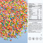 Bayep Rainbow Sprinkles Jimmies Colorful Sprinkles For Cake Decorating Ice Cream, Cookies, Baking, Cupcake Topper Bulk Candy Per