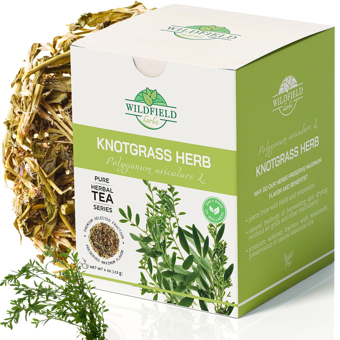 4 oz. Common Knotgrass Herbal Tea (Polygonum Aviculare) - 113g Pigweed Herb Tea Centinodia