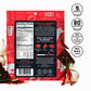 Krave All Natural Beef Jerky, Garlic Chili Pepper - Protein Packed Snacks Roasted For Maximum Flavor - 100% Grass Fed Beef - Glu