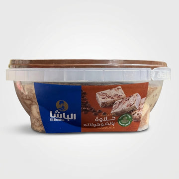 El Basha Halawa with Chocolate - 400g Tahini-Based Sweet Spread