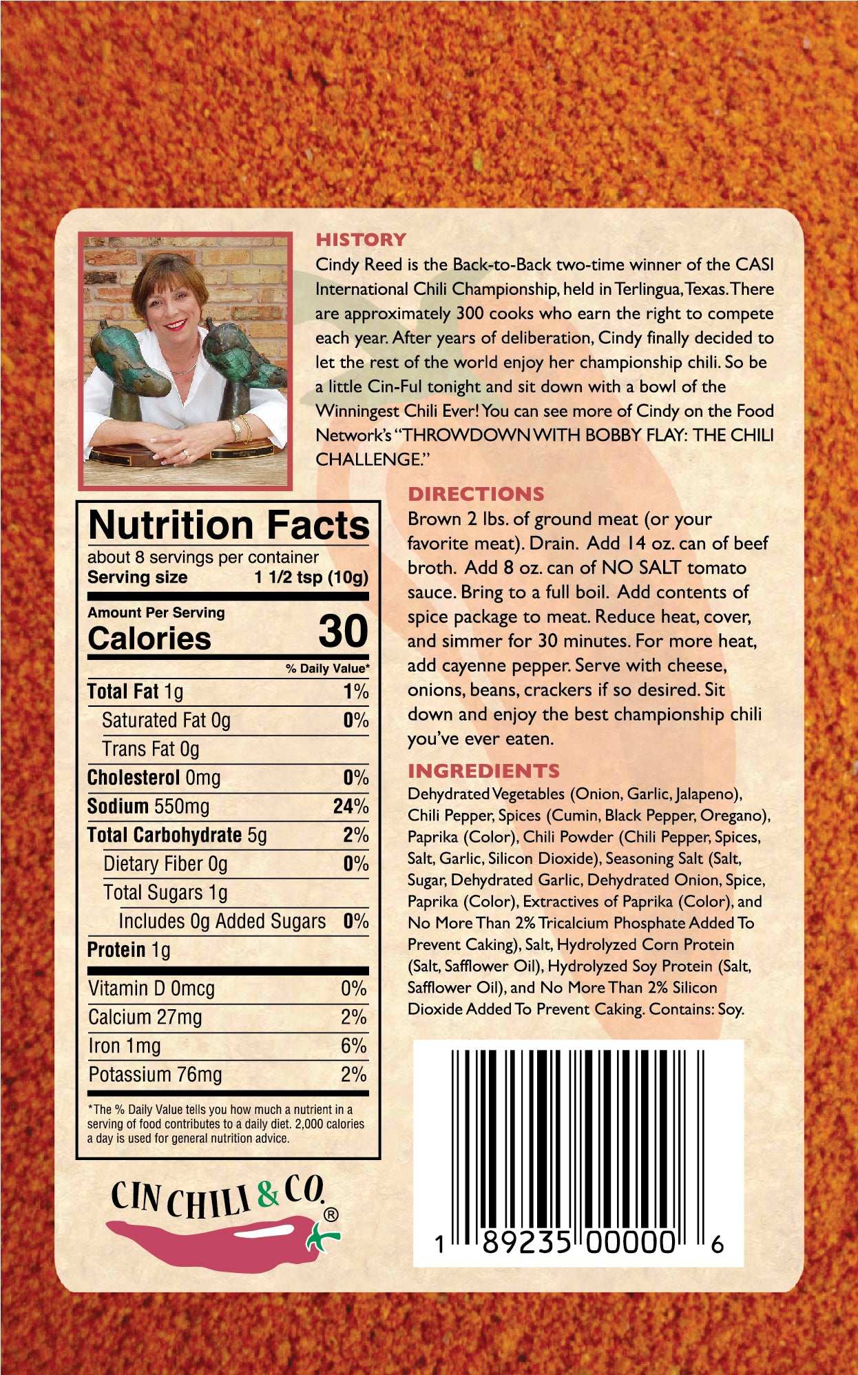 Cin Chili Dry Mix