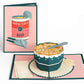 5x7" Get Well Soon Soup Pop-Up Card
