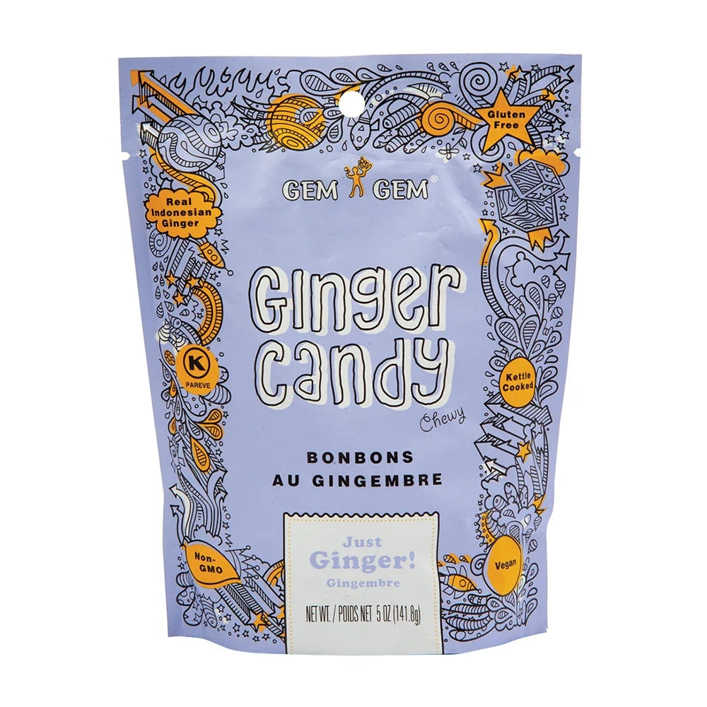 Gem Gem Ginger Chews Chewy Candy