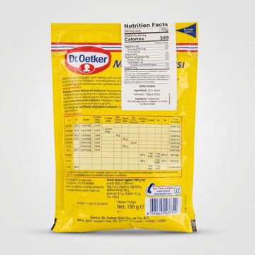 Dr. Oetker Mısır Nişastası 150g - Turkish Corn Starch for Baking