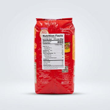 Warda Couscous Moyen 1kg (2.2 lbs) - Premium Medium Grain