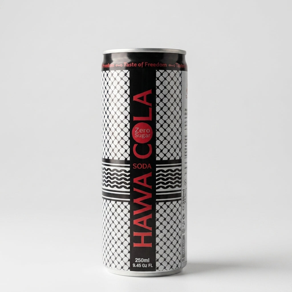 Hawa Cola Zero Sugar 250ml - Palestinian Carbonated Soda Drink
