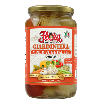 Giardiniera - Mixed Vegetables Pickled - 19.4 oz