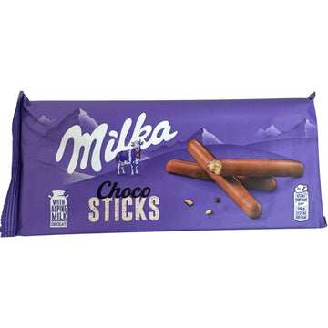Milka Chocolate Sticks – Creamy Milk Chocolate 112g