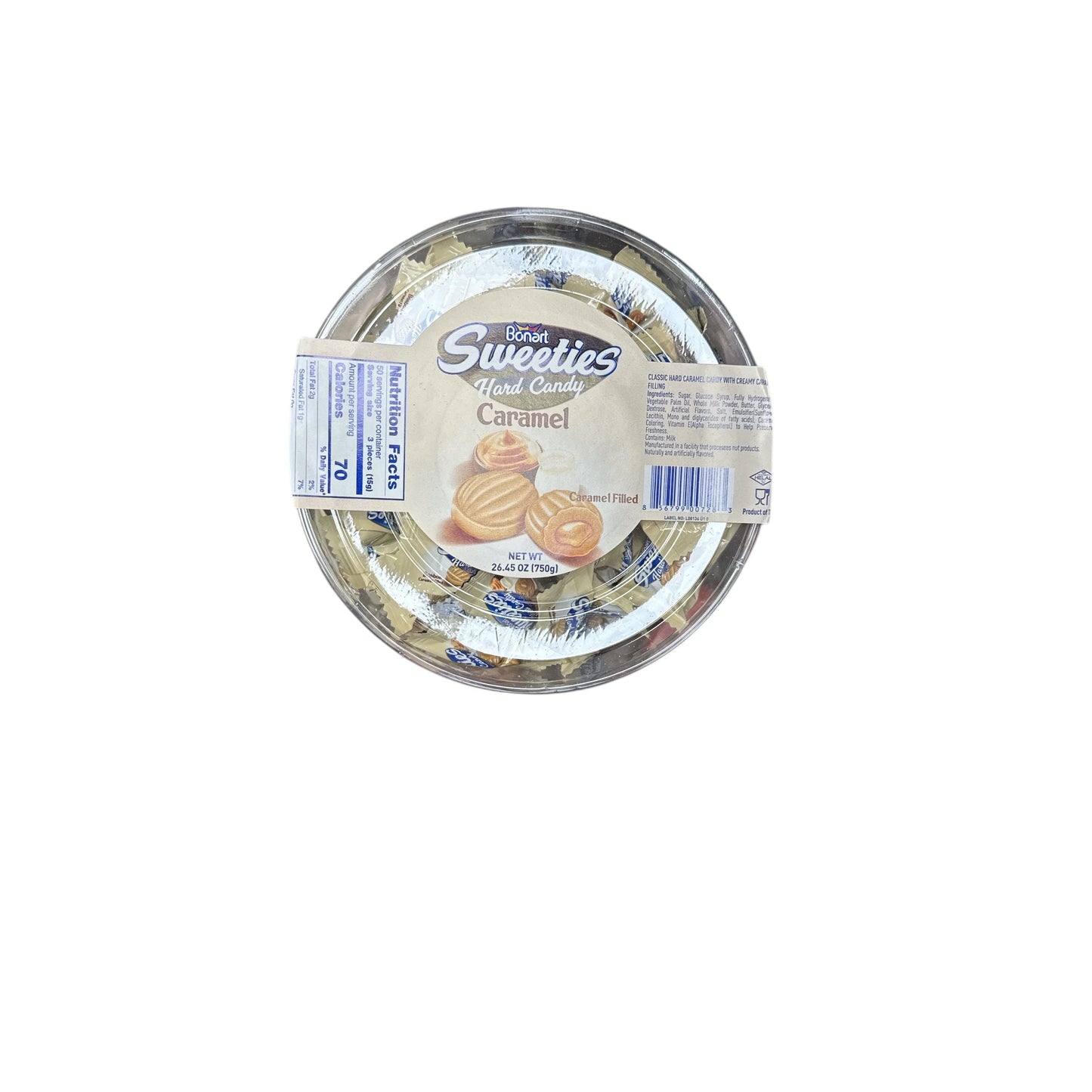 Market – Bonart 1Lb Caramel Hard Candy