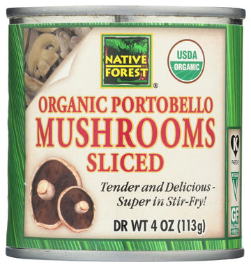Native Forest Organic Sliced Portobello Mushrooms (12X7Oz)