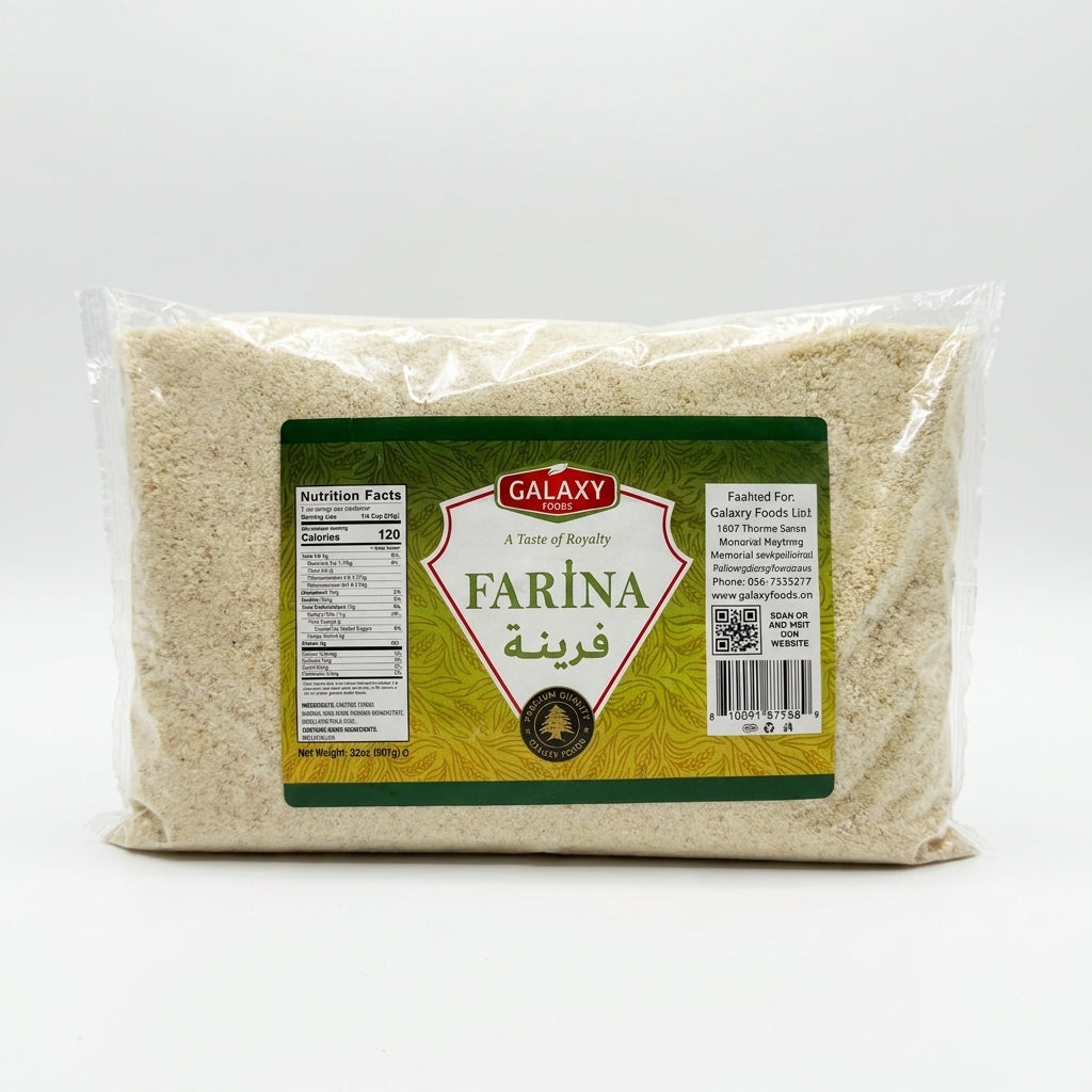 Galaxy Foods Farina 32oz - Premium Wheat Cereal