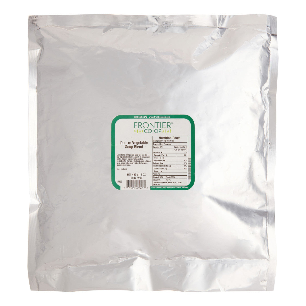 Frontier Herb Vegetable Deluxe Soup Blend (1X1Lb)