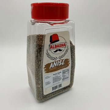 AlBasha Anise Seeds 7 oz - Premium Whole Spice for Middle Eastern Cooking