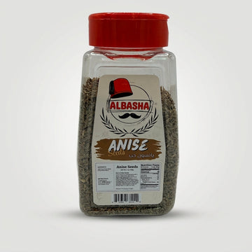 AlBasha Anise Seeds 7 oz - Premium Whole Spice for Middle Eastern Cooking