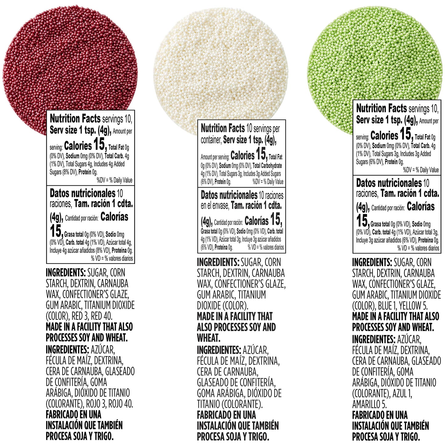 Christmas Sprinkles Dessert Decorating Set, 8-Piece
