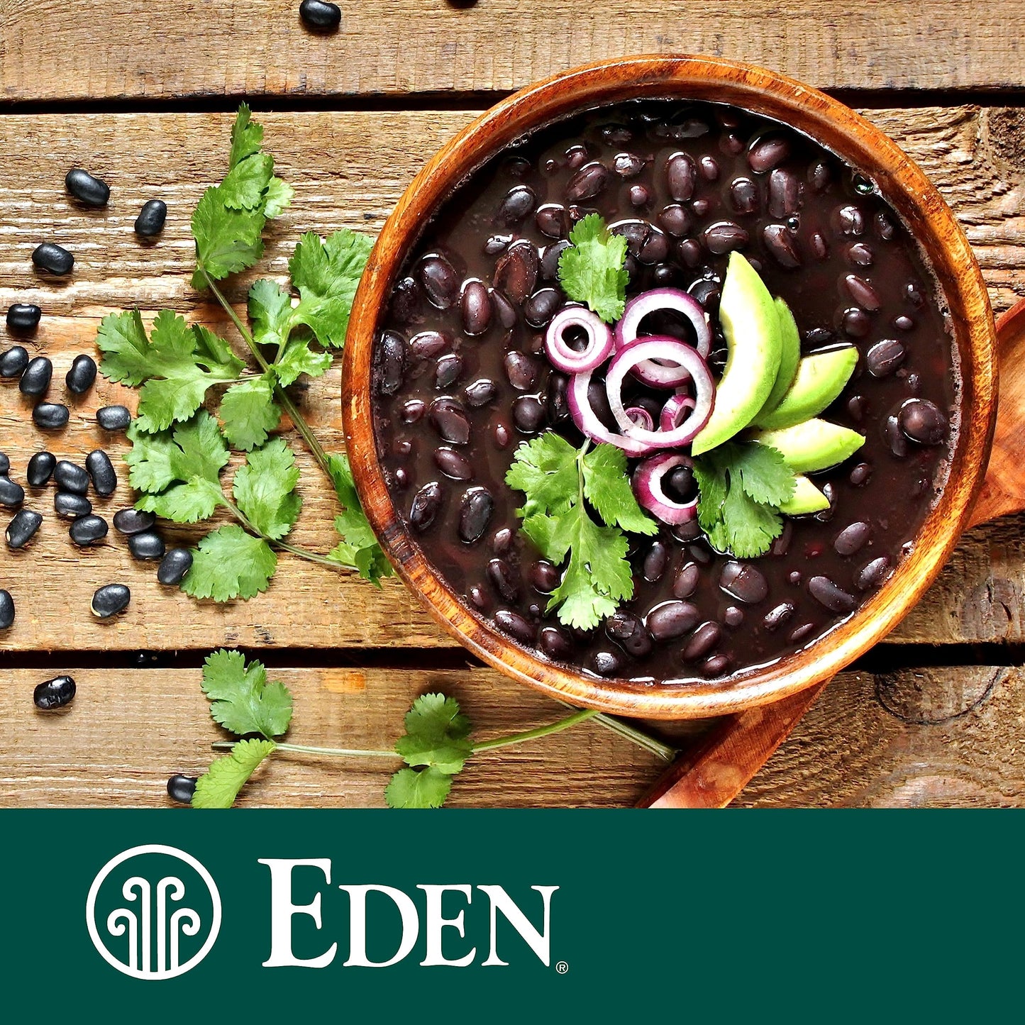 Eden Organic Dry Black Beans, Non-GMO Turtle Beans, 16 oz (1 lb) Box, U.S. Grown Frijol Negro