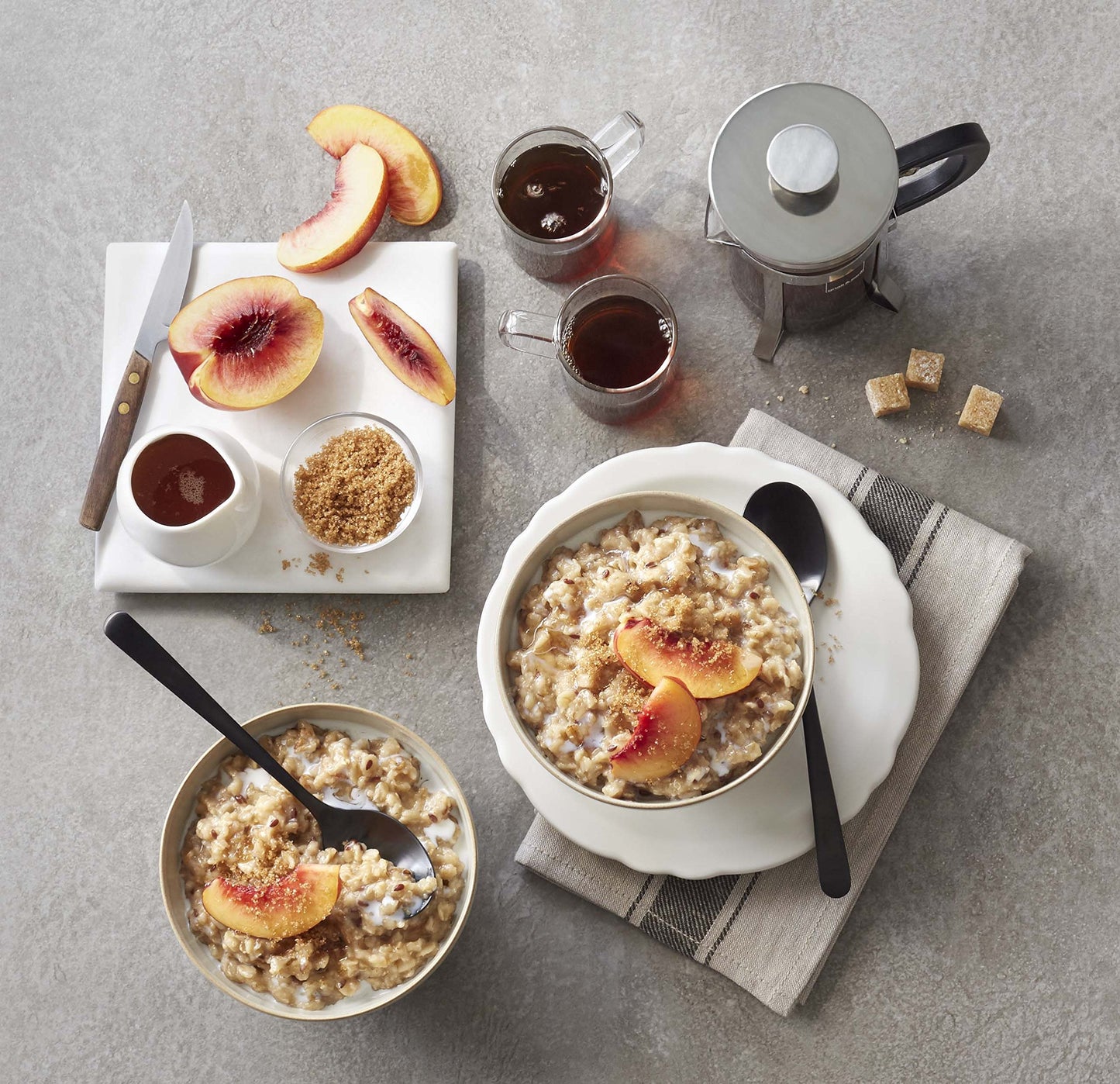 Better Oats Organic Bare Instant Multigrain Hot cereal with Flax 8 ct Box