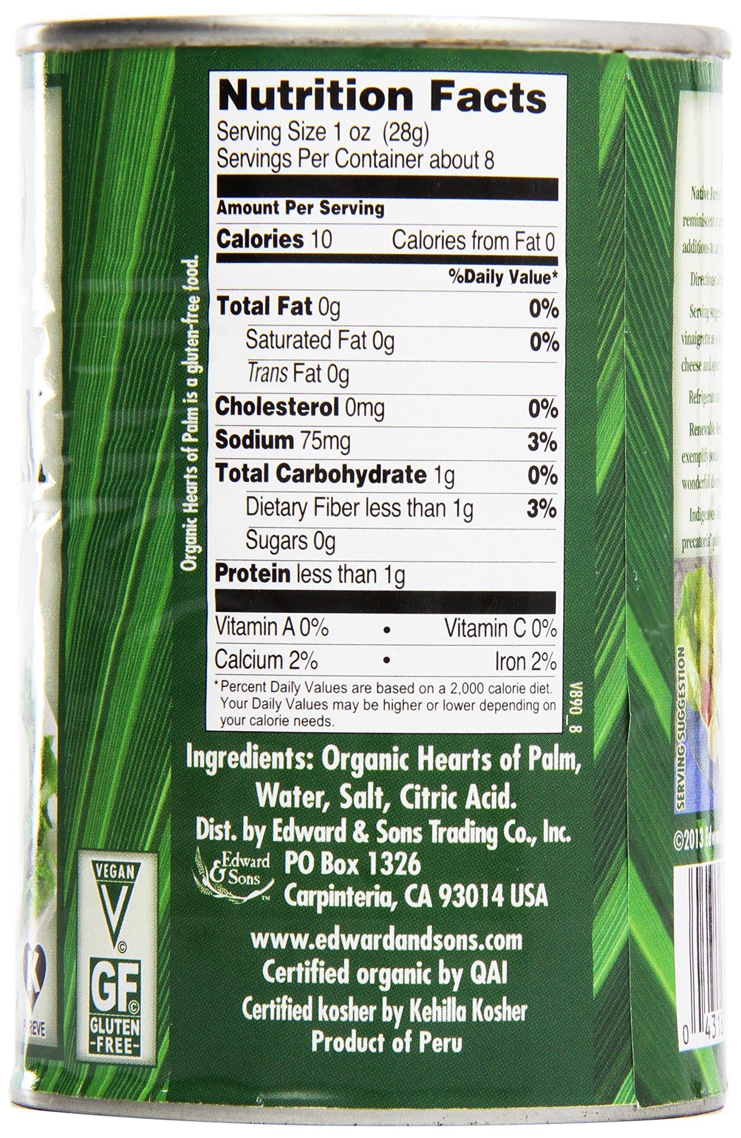 Native Forest, Organic Hearts of Palm, 14 oz