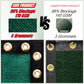 Colourtree Customized Size Fence Screen Privacy Screen Green 5 X 195 - Commercial Grade 170 Gsm - Heavy Duty - 3 Years Warranty