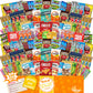 Snack Box Care Package (120 Count) Variety Snacks Easter candy Gift Box - College Students,Back to school Military, Work or Home