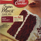 Betty Crocker, Supermoist Cake Mix, Red Velvet, 15.25oz Box (Pack of 6)