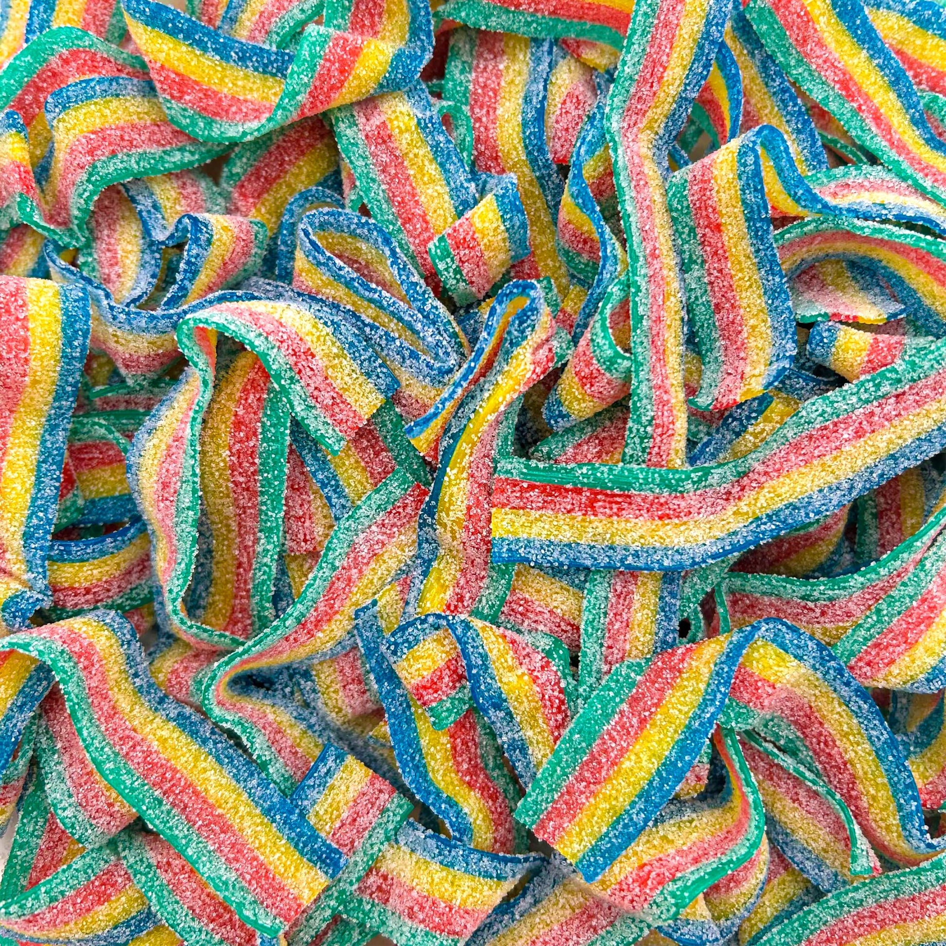 SourZap Sour Belts | 8-Ounce Pack | Gummy Candy | Assorted Fruit Flavors