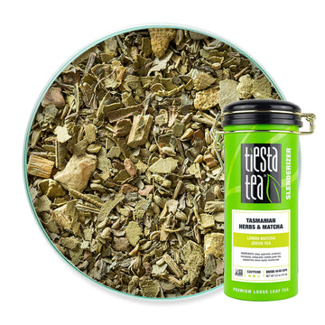 Tiesta Tea - Tasmanian Herbs & Matcha | Lemon Matcha Green Tea | Premuim Loose Leaf Tea Blend | Medium Caffeinated Green Tea | M