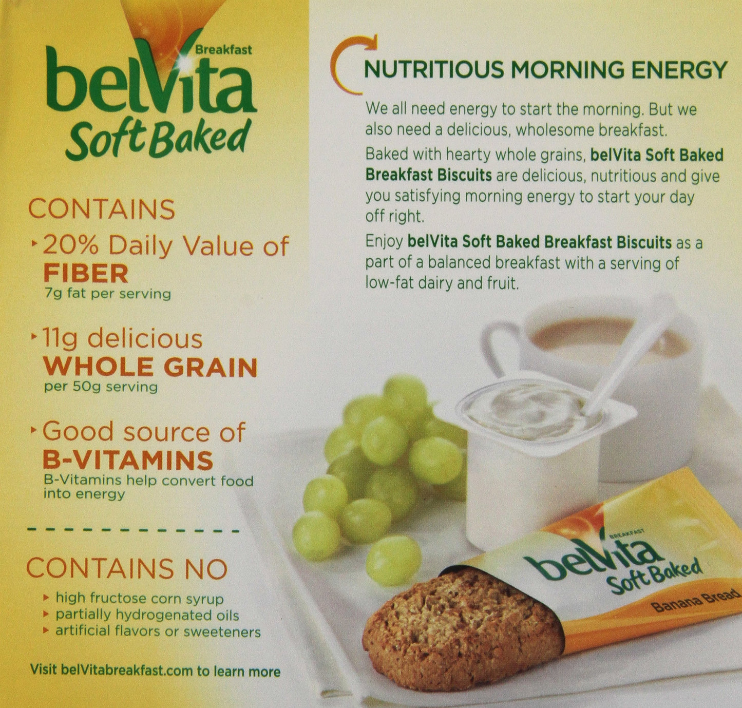 Belvita Soft Baked Breakfast Biscuit Banana Bread