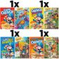 Quaker Cap'N Crunch Breakfast Cereal, 4 Flavor Variety Pack, (4 Pack), Sweetened Corn & Oat Cereal Original, Crunch Berries, Oop