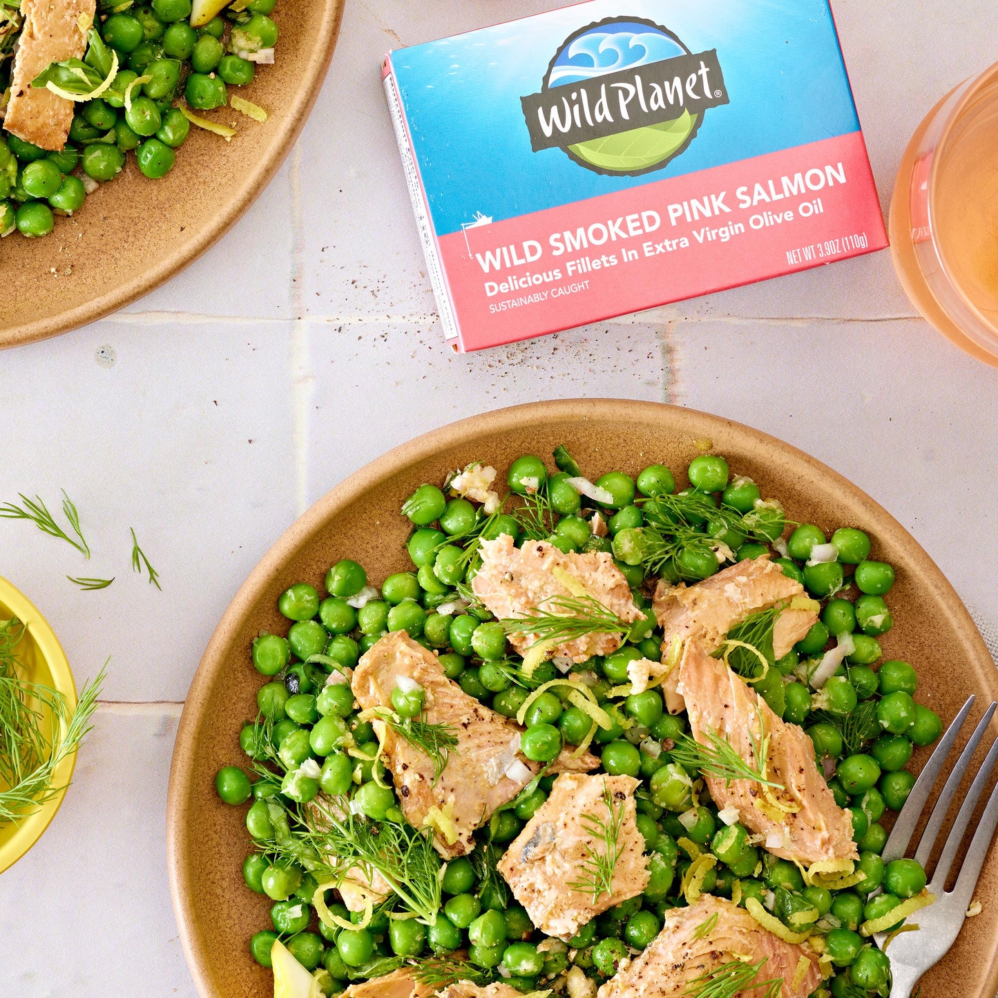 Wild t Wild Smoked Pink Salmon Fillets in Extra Virgin Olive Oil  Tinned Fish  Canned Salmon  Sustainably Wild-Caught  Non-GMO  Keto and Paleo  3.9 oz