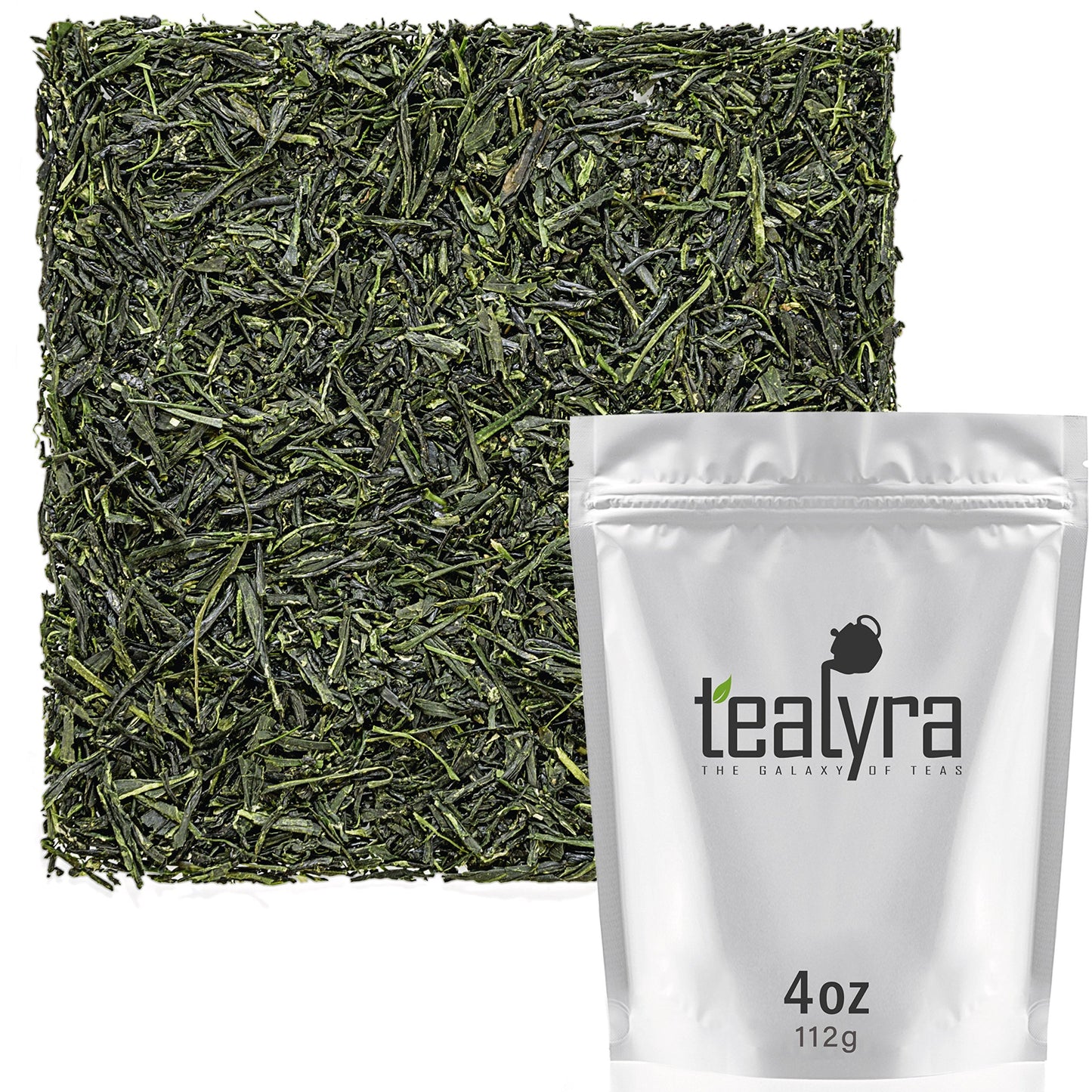 Tealyra Hibi Uji Gyokuro Green Loose Leaf Tea - Rich Umami, Medium Caffeine - 112g (4-ounce)