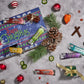 Man Crates  12 Days of Jerky Advent Calendar 2025 Featuring Ugly Christmas Sweater Artwork - Includes 12 Delicious Bites of Beef Jerky - Festive Flavors Like Habanero  Maple spirit-inspired flavor & More
