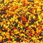 Sprinkle Me This Autumn Foliage Fun Assorted Fall Sprinkles 12 Oz - Edible Cake and Cookie Confetti in Yellow and Orange