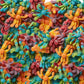 Trolli Sour Brite Octopus, Sour Gummy Candy, 5 Pound Bulk Bag