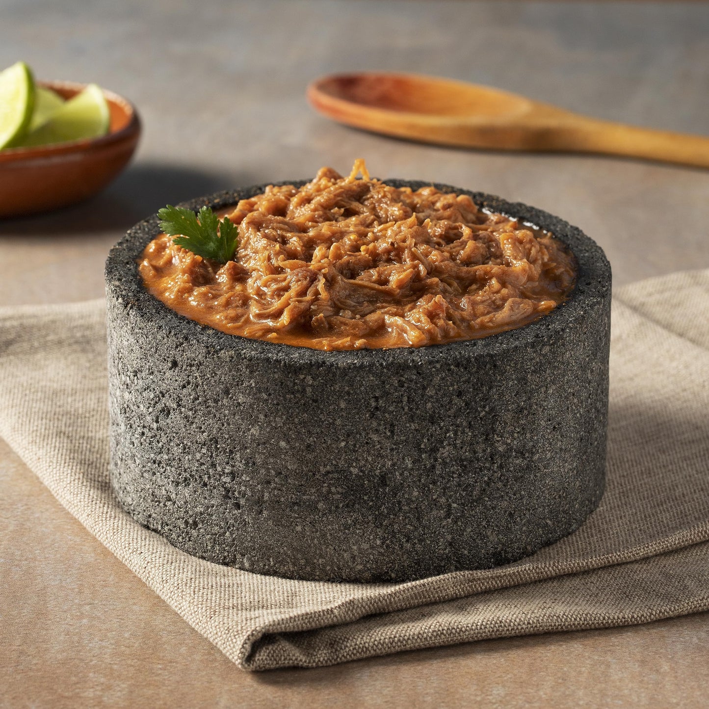 Isadora Fully cooked Barbacoa Mexican Style 15 oz, Ready-to-eat, no refrigetarion needed