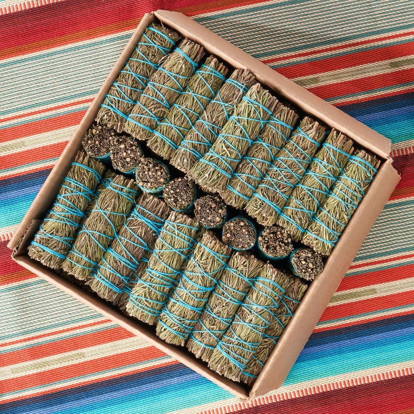 JL Local Rosemary Smudge Sticks - 4 Inch Sage Wands, Sustainably Sourced, Bulk Kit, Salvia Blanca for Cleansing