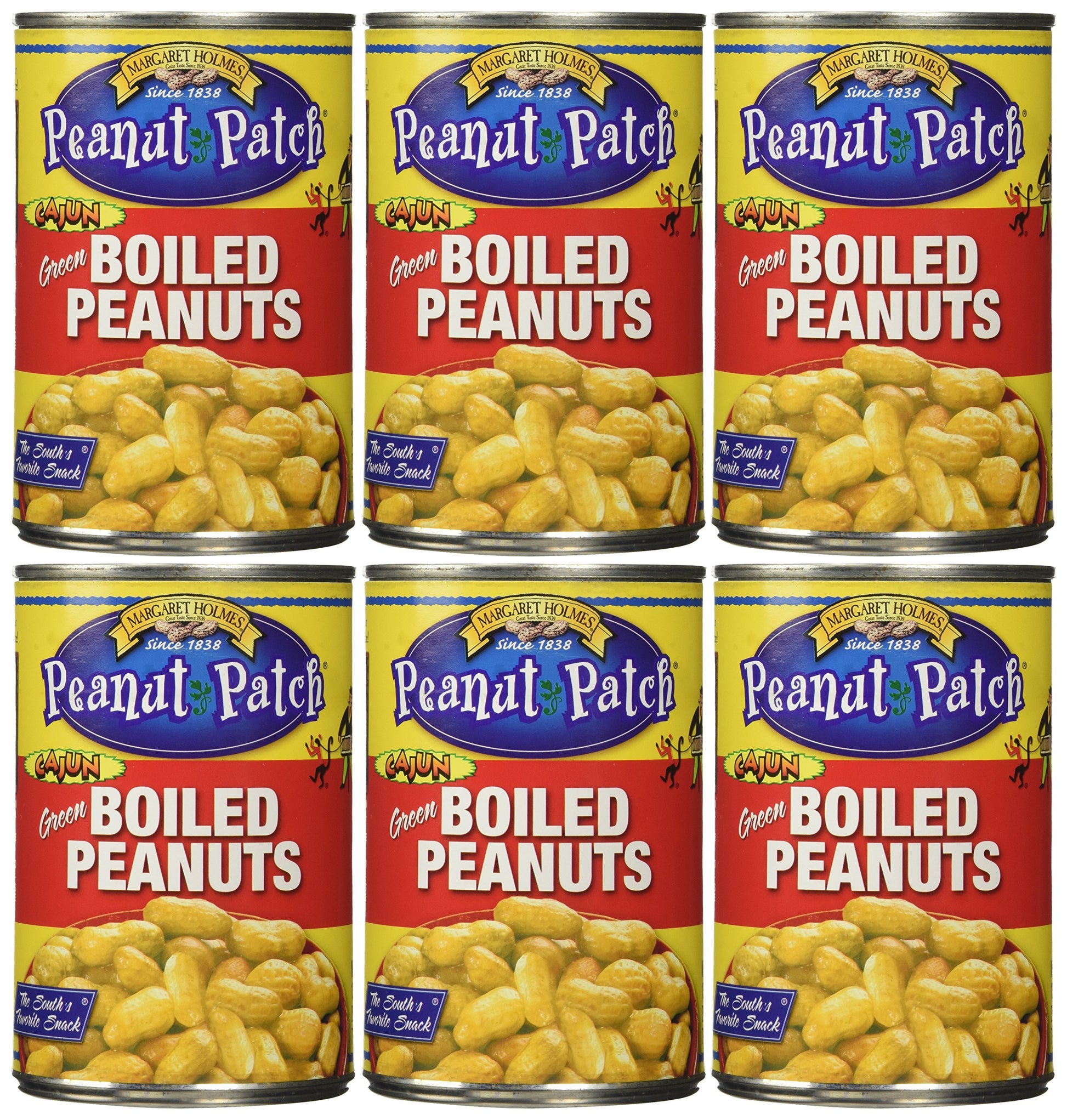Margaret Holmes 6 Piece Cajun Style Boiled Peanuts, 5.95 Pound (Pack Of 6)