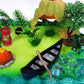 Nature Scene CAMPING 20 Piece Birthday CAKE Topper Set, Featuring Camping Items and Decorative Themed Accessories