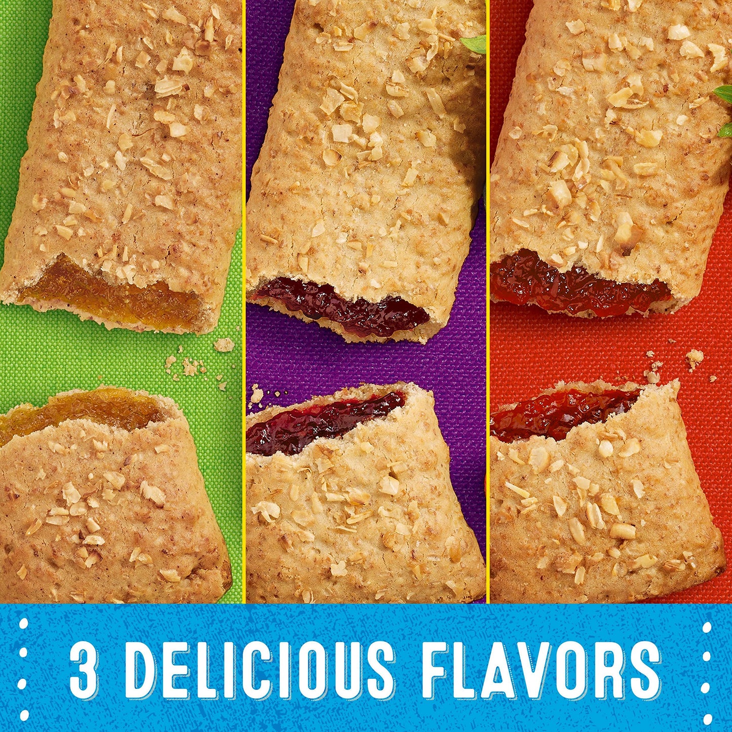 Kellogg'S Nutri-Grain, Soft Baked Breakfast Bars, Variety Pack, Bulk Size, 8 Count (Pack Of 12)