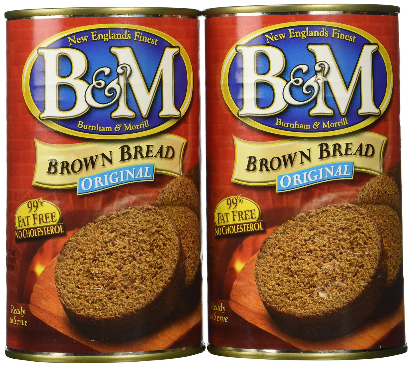 B & M Bread Brown Plain Pack Of 2, Net Wt 16 0Z (1 Lb) 453G