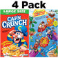 Capn Crunch Cereal, Original, Boxes, 18 Oz, Pack Of 4
