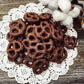 Milk Chocolate Covered Mini Pretzels, Gift Box 40 Ounces