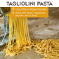 MORELLI Egg Tagliolini Pasta - Handmade Italian Durum Wheat Noodles, 8.8 oz, Italian Egg Noodle Yellow, Pack of 1