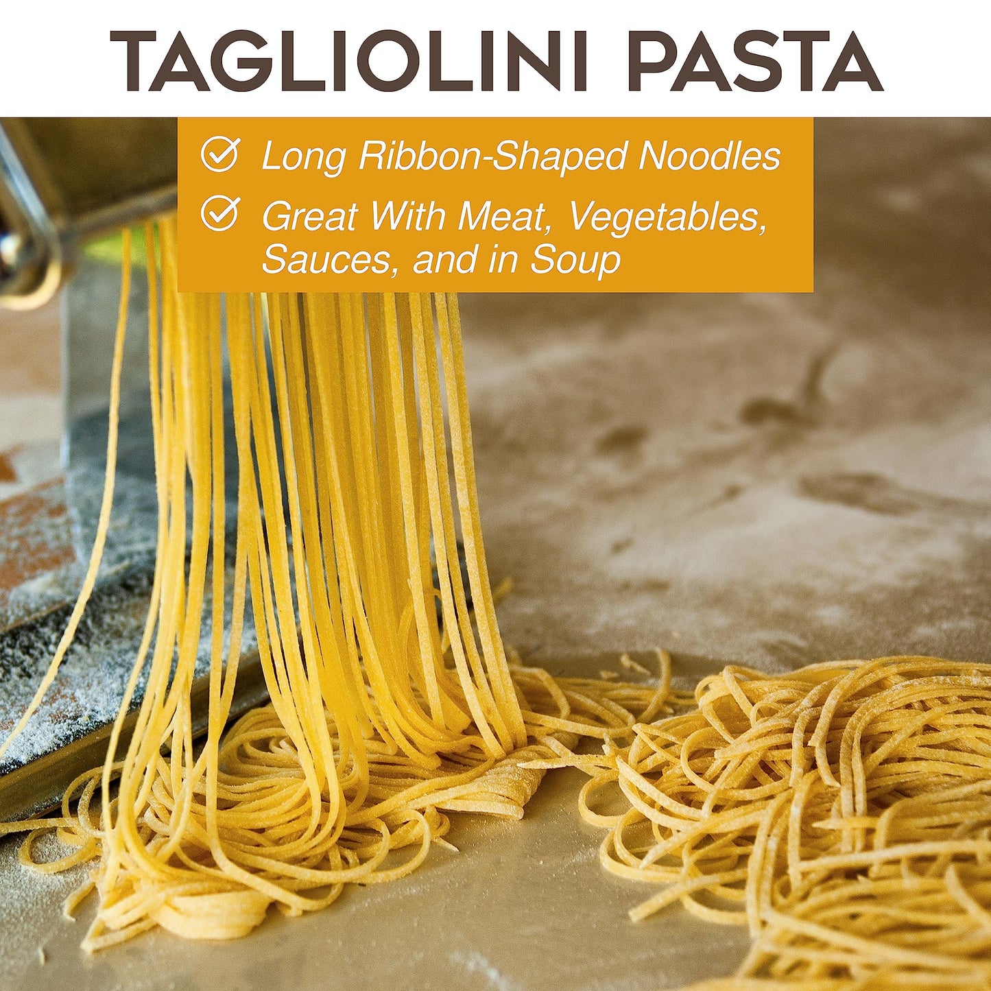 MORELLI Egg Tagliolini Pasta - Handmade Italian Durum Wheat Noodles, 8.8 oz, Italian Egg Noodle Yellow, Pack of 1