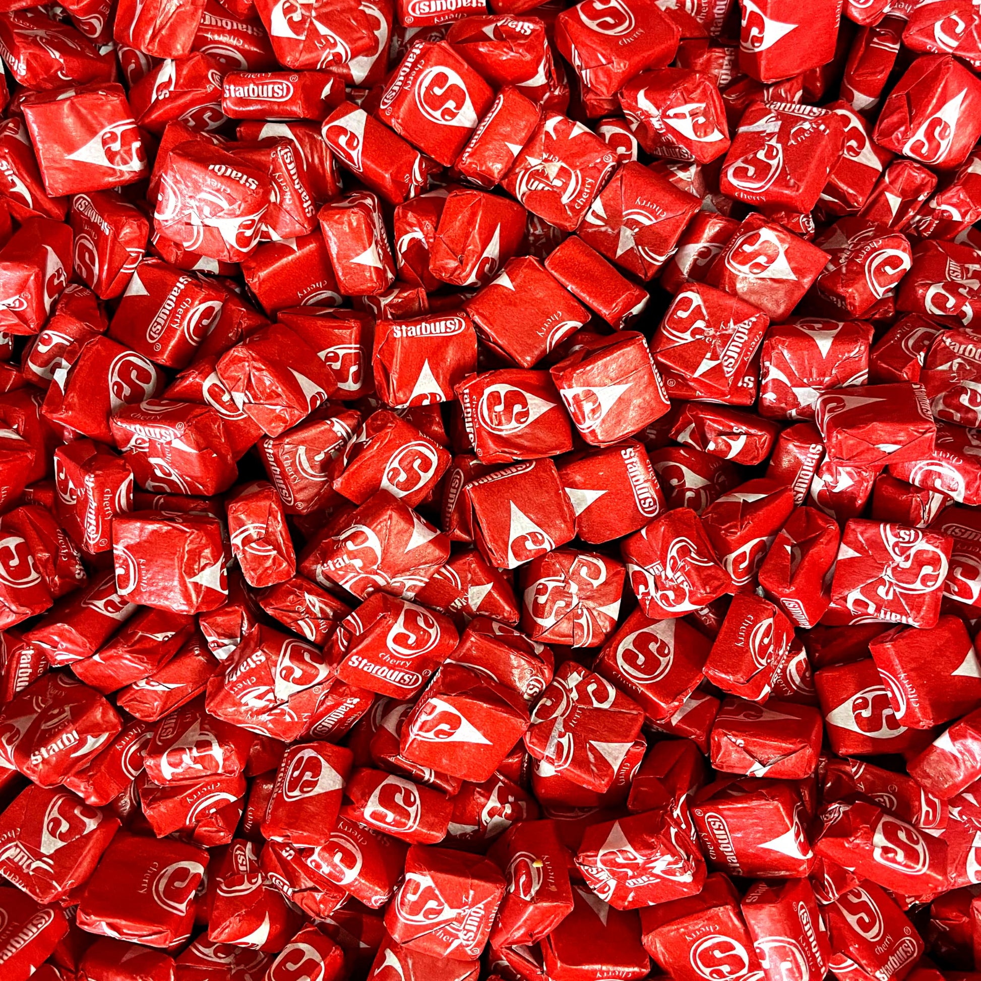 YUMMYLAND Starburst Cherry Chewy Candy - 1 LB, Red Soft Fruit Chews, Individually Wrapped Bulk Candies